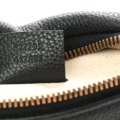 Gucci Grained Calfskin Small Logo Belt Bag Black 7 of 14