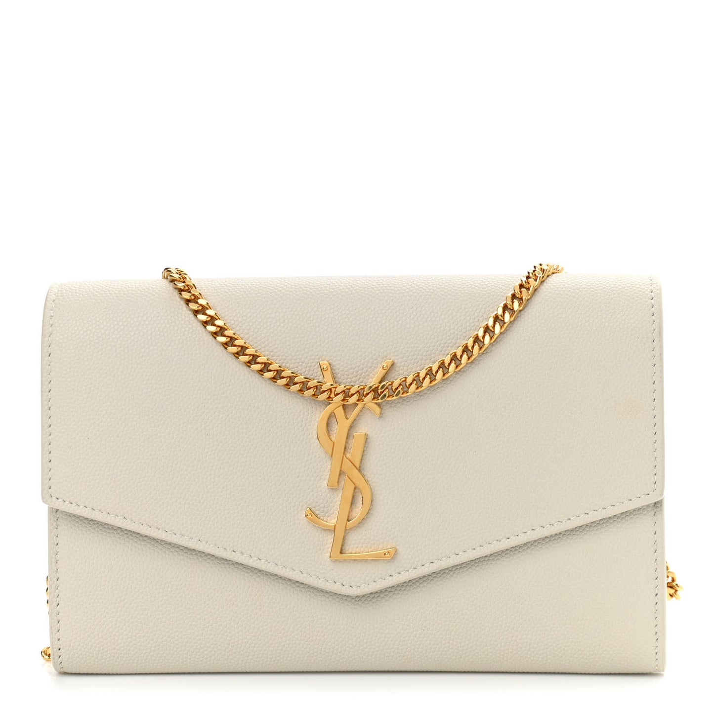 Grain De Poudre Monogram Uptown Chain Wallet Crema Soft