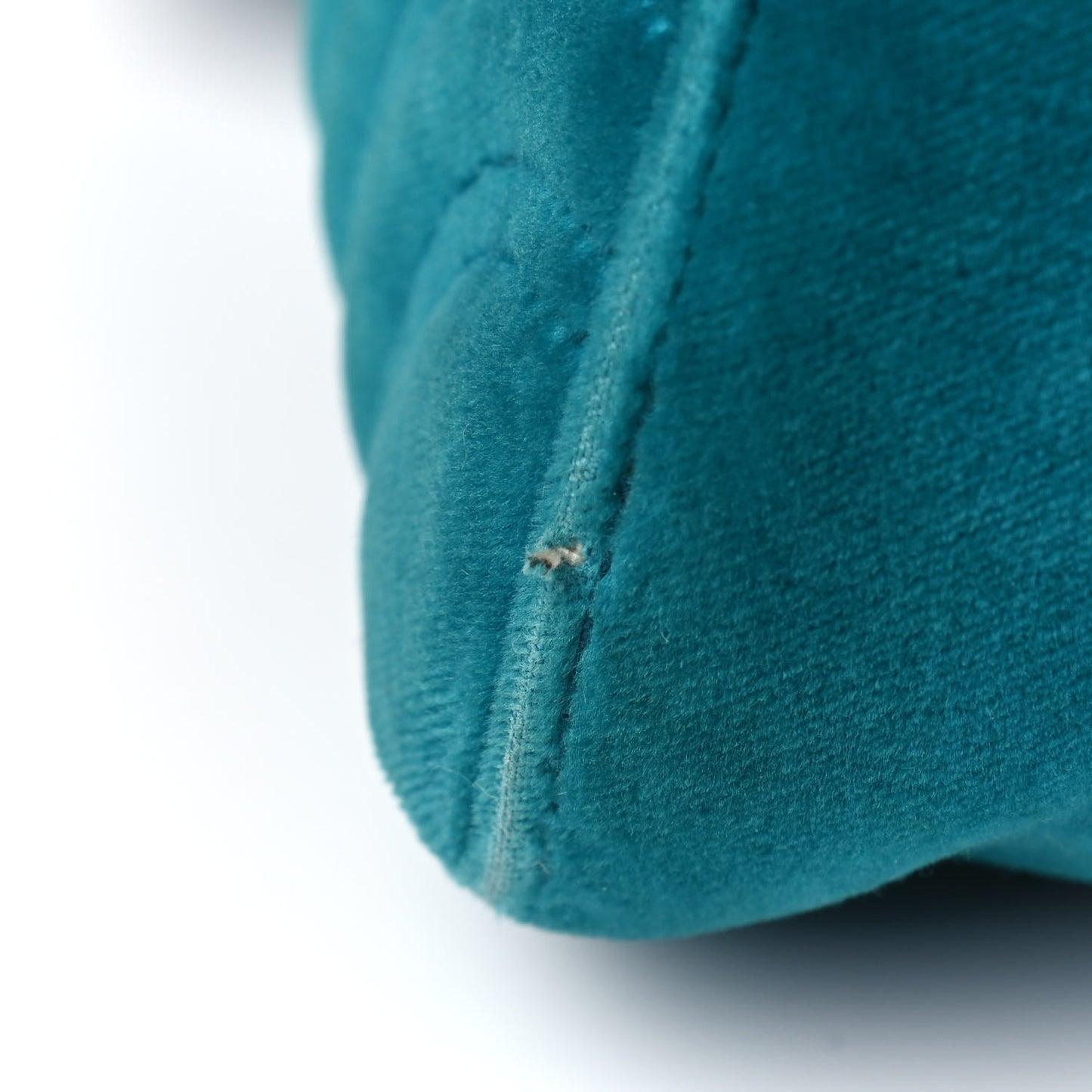 Velvet Matelasse Small GG Marmont Shoulder Bag Pavone Cyan