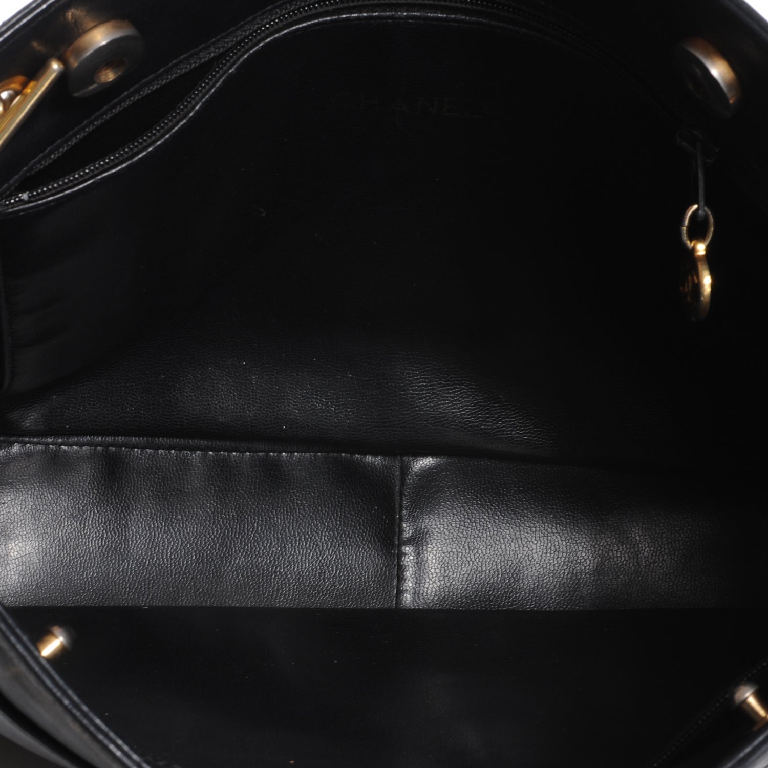 Chanel Lambskin Small Shoulder Bag Black 5 of 6