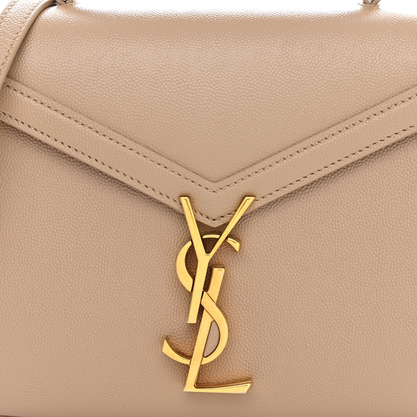 Grain de Poudre Mini Classic Monogram Cassandra Top Handle Beige
