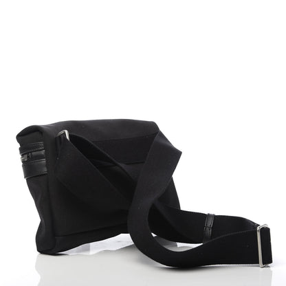 Saint Laurent Canvas Calfskin City Belt Bag Black 3 of 10