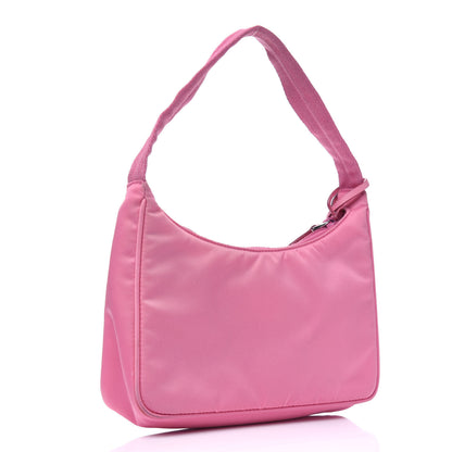 Prada Tessuto Nylon Mini Re-Edition 2000 Bag Begonia 2 of 6