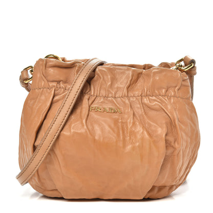 Prada Nappa Gaufre Crossbody Cuoio 1 of 11