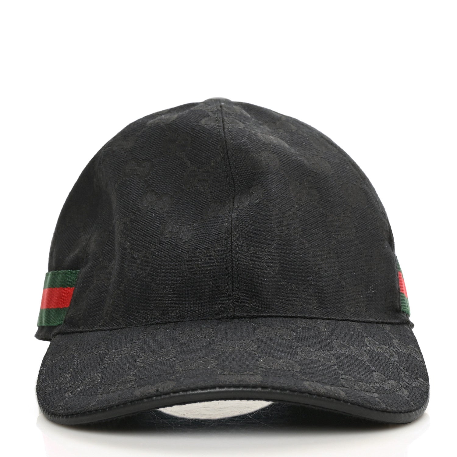 Gucci Monogram Web Baseball Hat S Black 2 of 8