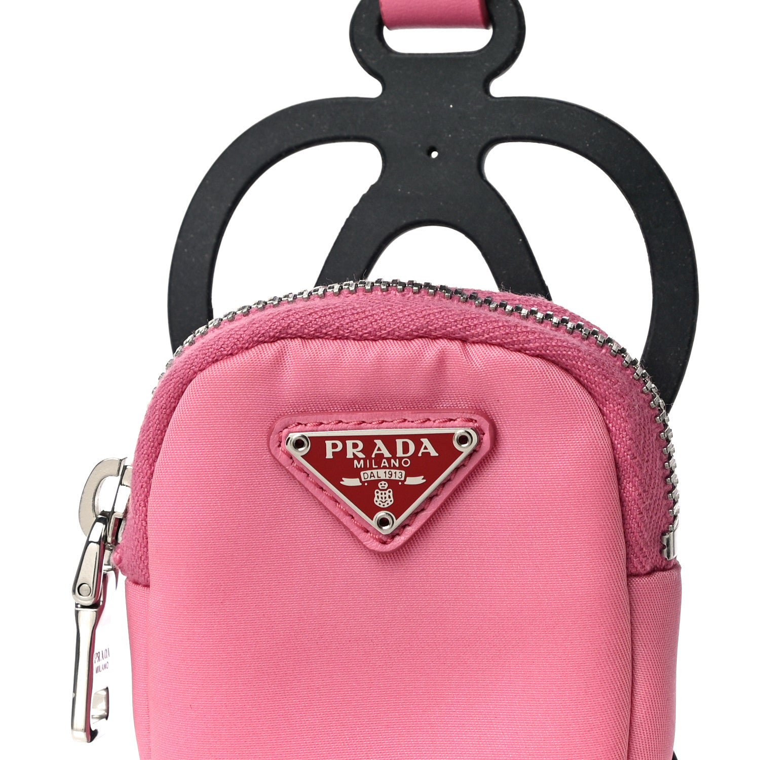 Prada Tessuto Nylon Pocket Smartphone Case Begonia Rosso 8 of 11