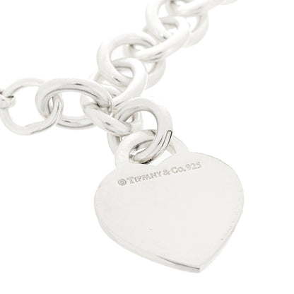 Tiffany Sterling Silver Return to Tiffany Heart Tag Charm Bracelet 3 of 4