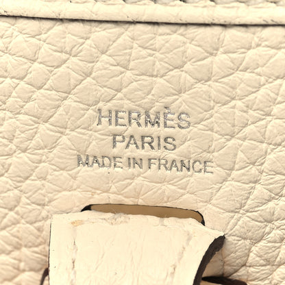 Hermes Taurillon Clemence Amazone Evelyne TPM Nata Craie 6 of 11