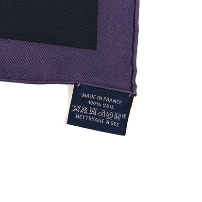 Hermes Silk Robe Legere Scarf 45 Aubergine 4 of 4