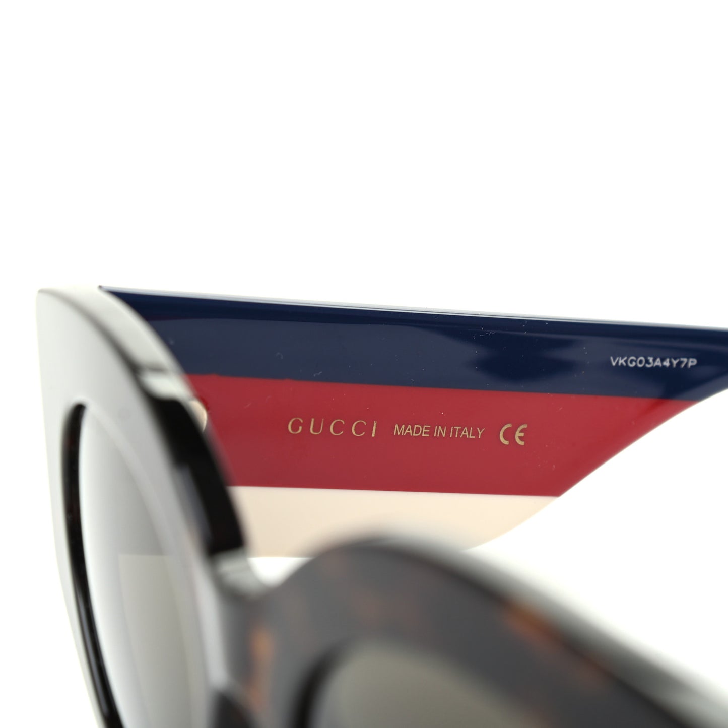 Acetate Oversized Rectangle Frame Web Sunglasses GG 0275S/S Black