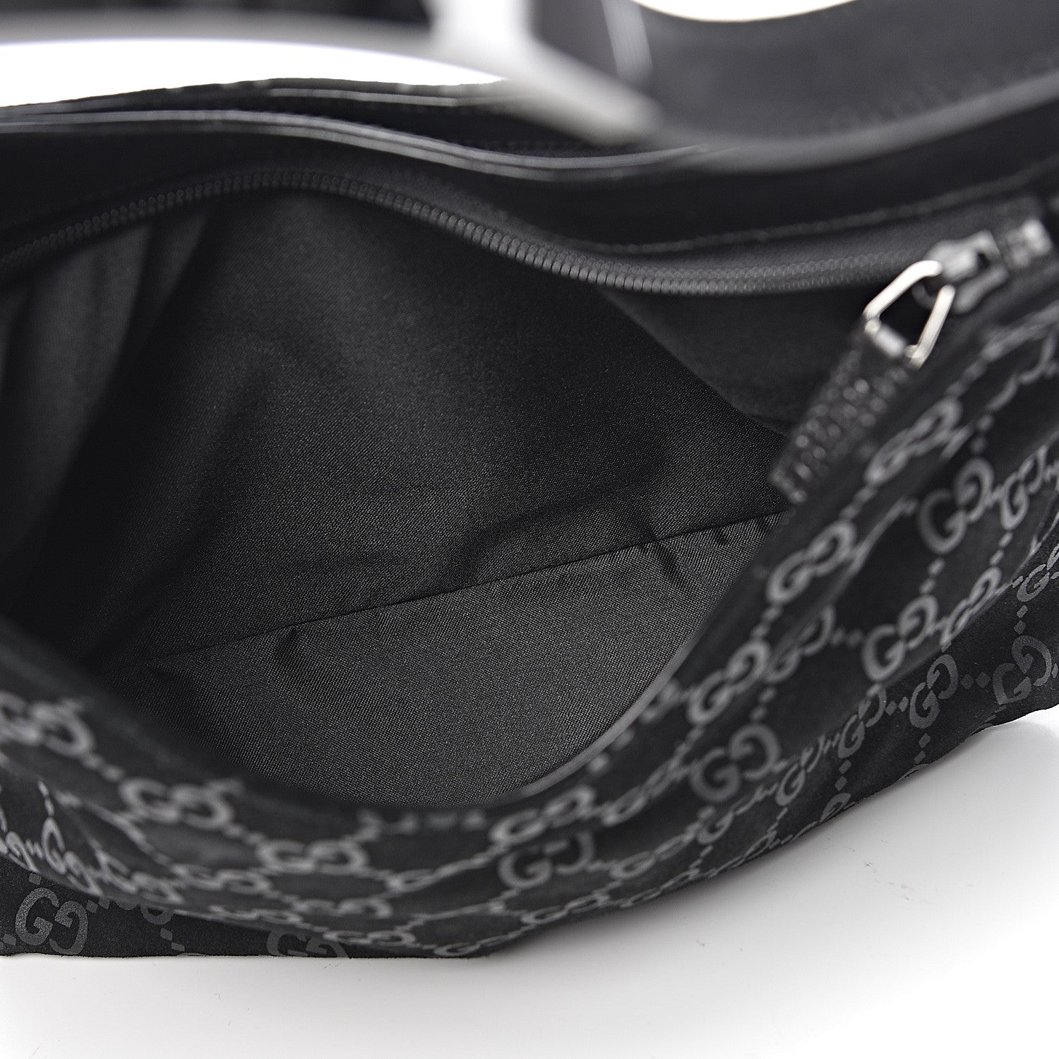 Gucci Guccissima Suede Shoulder Bag Black 5 of 13
