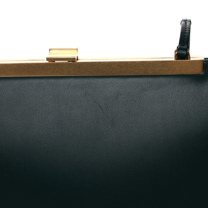Celine Smooth Calfskin Medium Clasp Shoulder Bag Forest 12 of 14