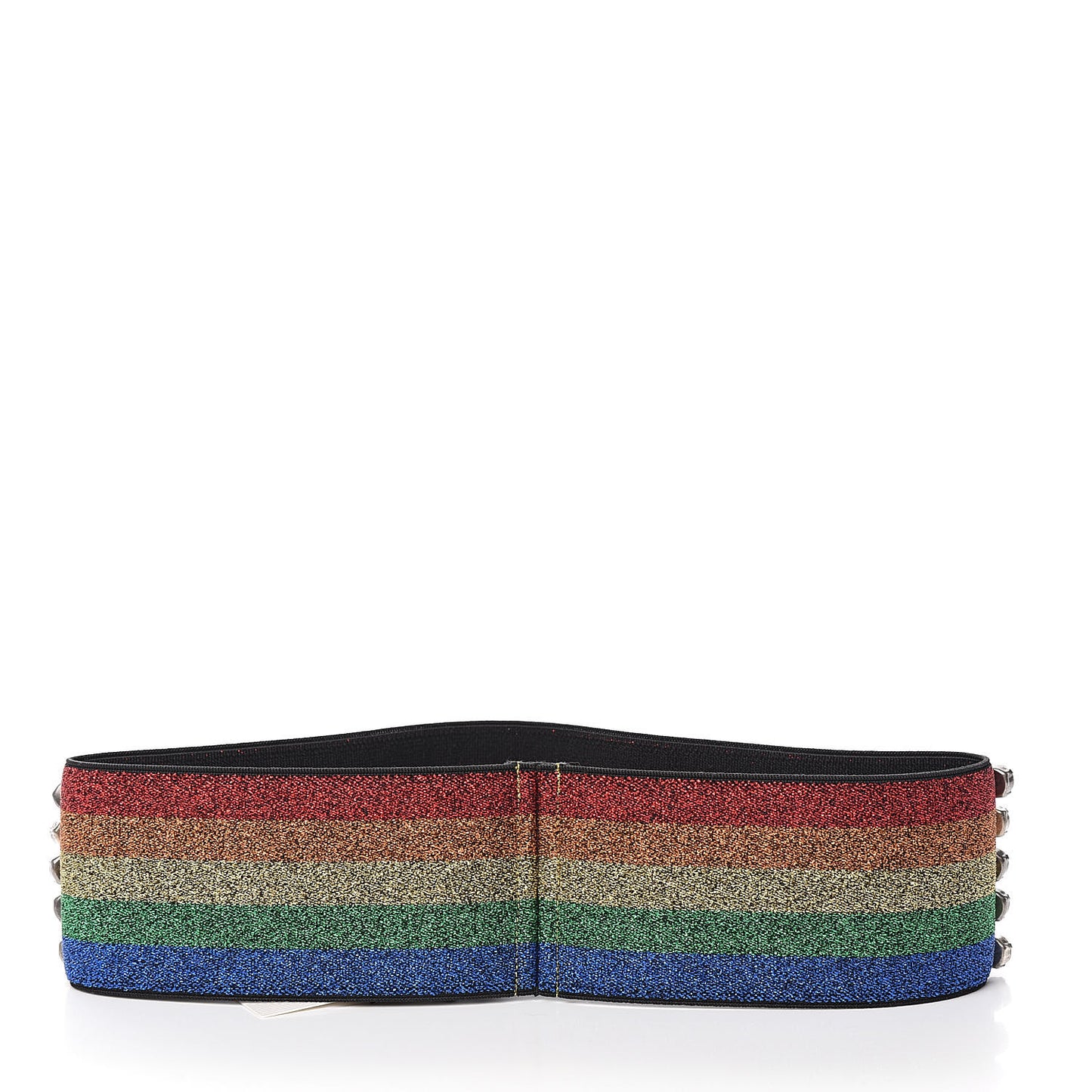 Metallic Crystal Embellished Webby Headband 57 Rainbow