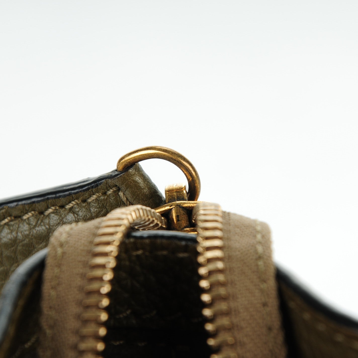 Celine Drummed Calfskin Nano Luggage Jungle 5 of 7