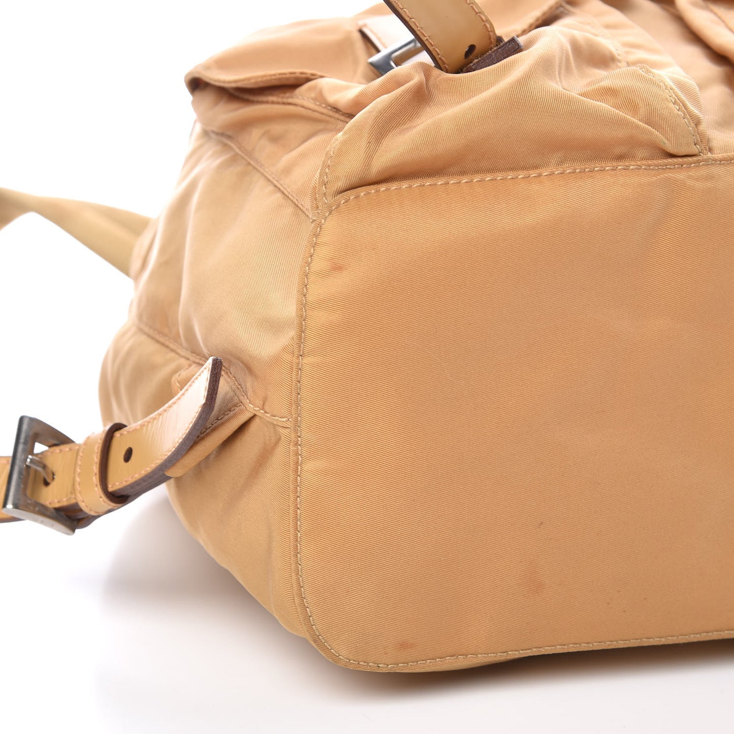 Tessuto Nylon Vela Small Backpack Gold