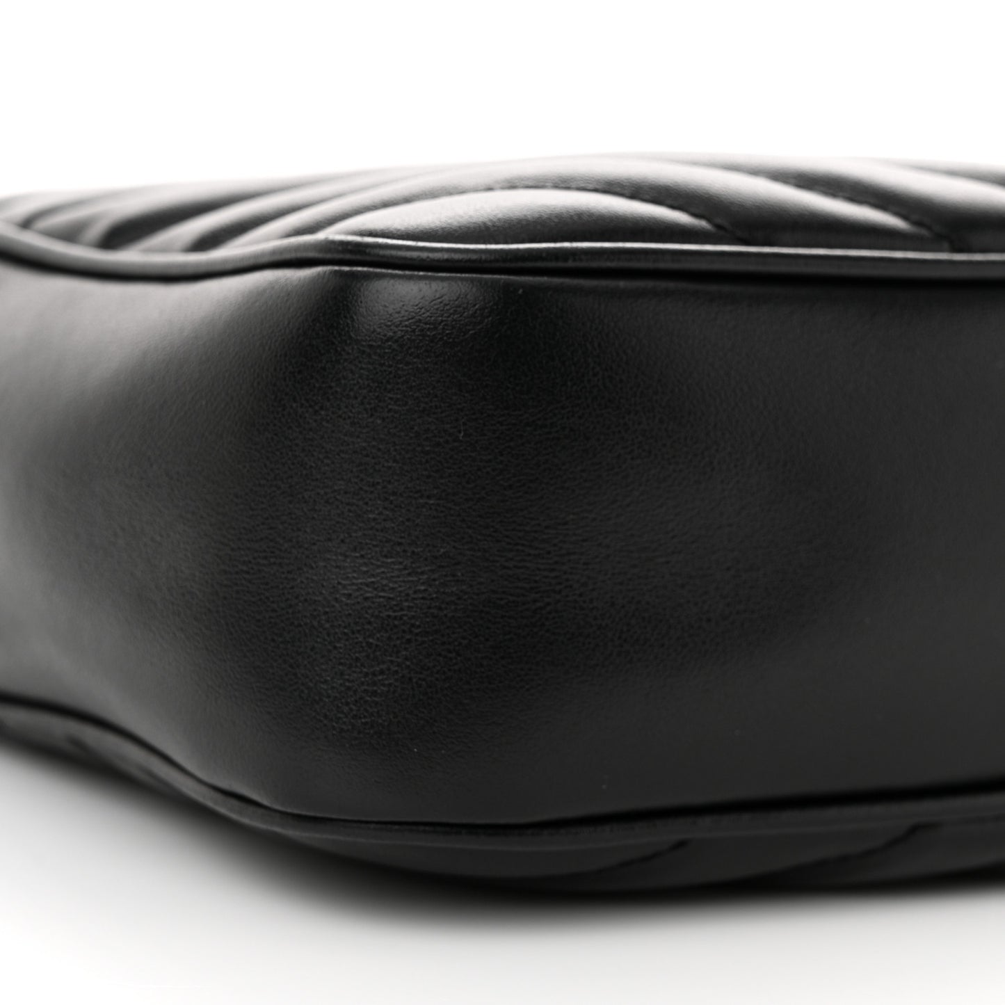 Calfskin Matelasse Monogram Lou Camera Bag Black