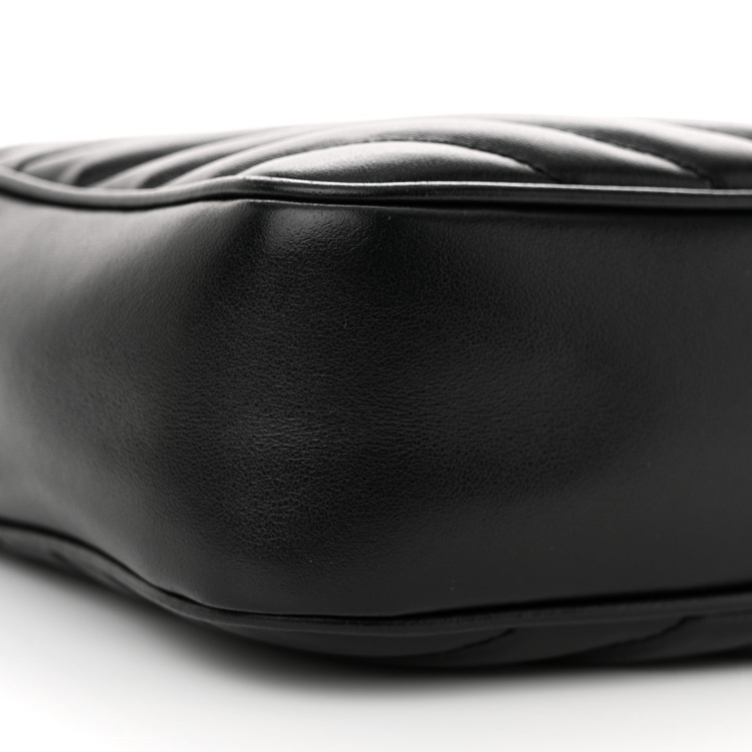 Saint Laurent Calfskin Matelasse Monogram Lou Camera Bag Black 9 of 12