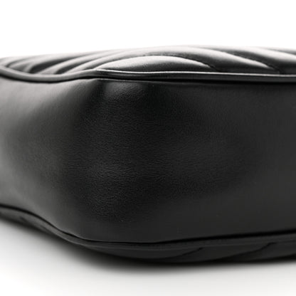 Saint Laurent Calfskin Matelasse Monogram Lou Camera Bag Black 9 of 12