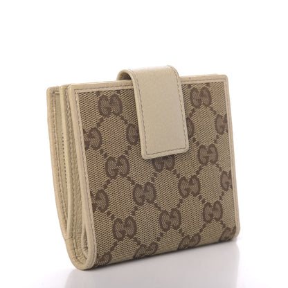 Gucci Monogram Zip Around French Flap Wallet Off White 3 of 7