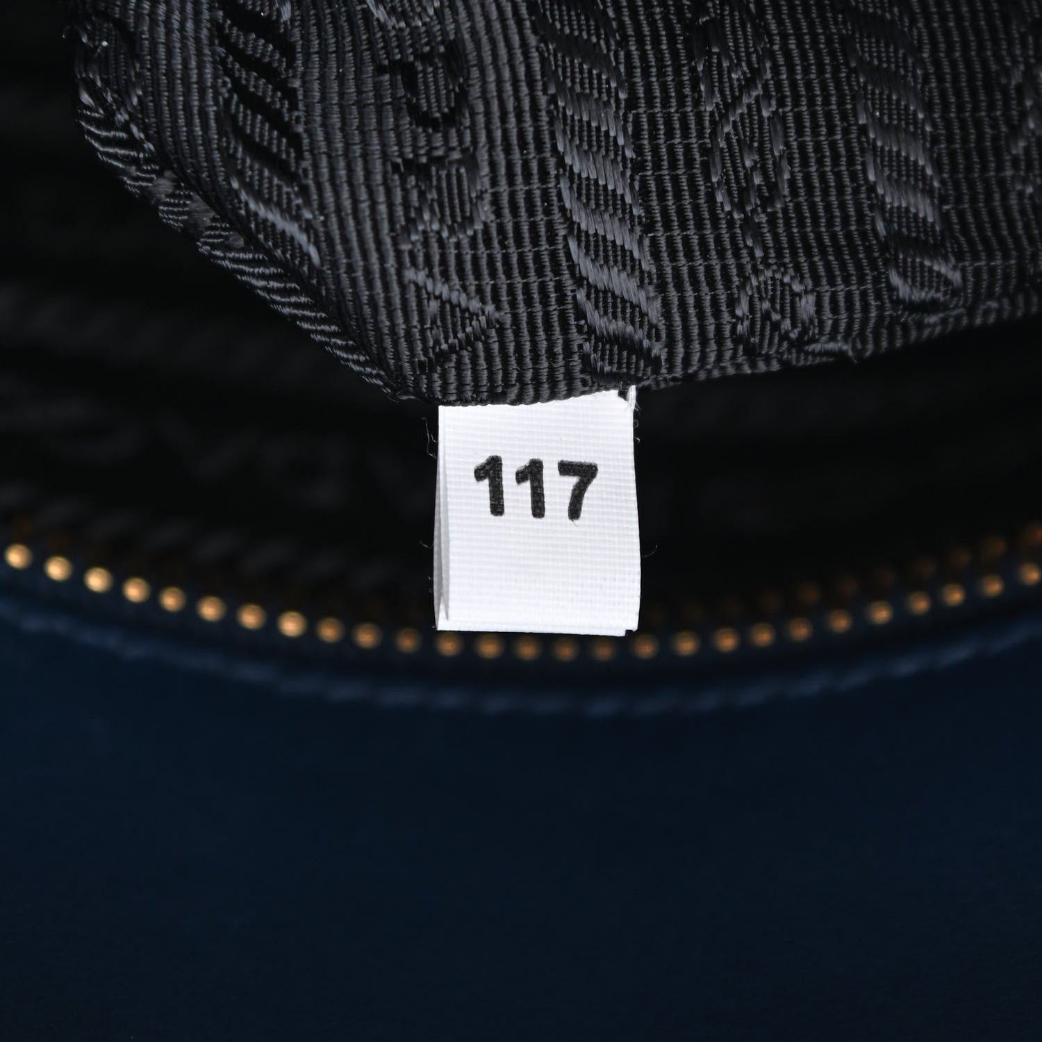 Prada Saffiano City Calfskin Medium Esplanade Bleuette 7 of 9