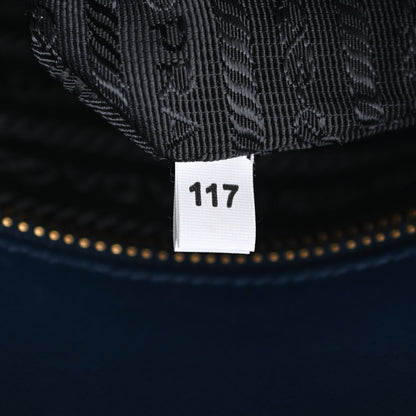 Prada Saffiano City Calfskin Medium Esplanade Bleuette 7 of 9