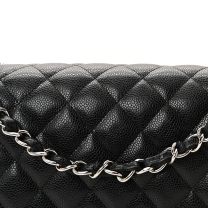 Chanel Caviar Quilted Jumbo Double Flap Black 8 of 10