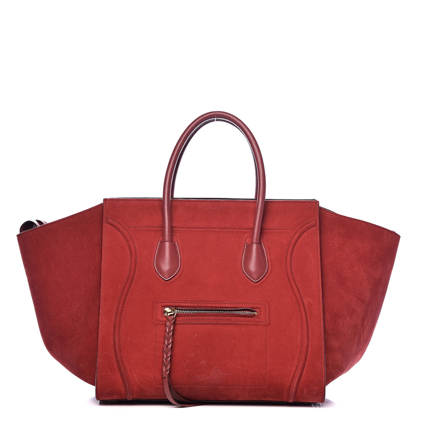 Nubuck Medium Phantom Luggage Red