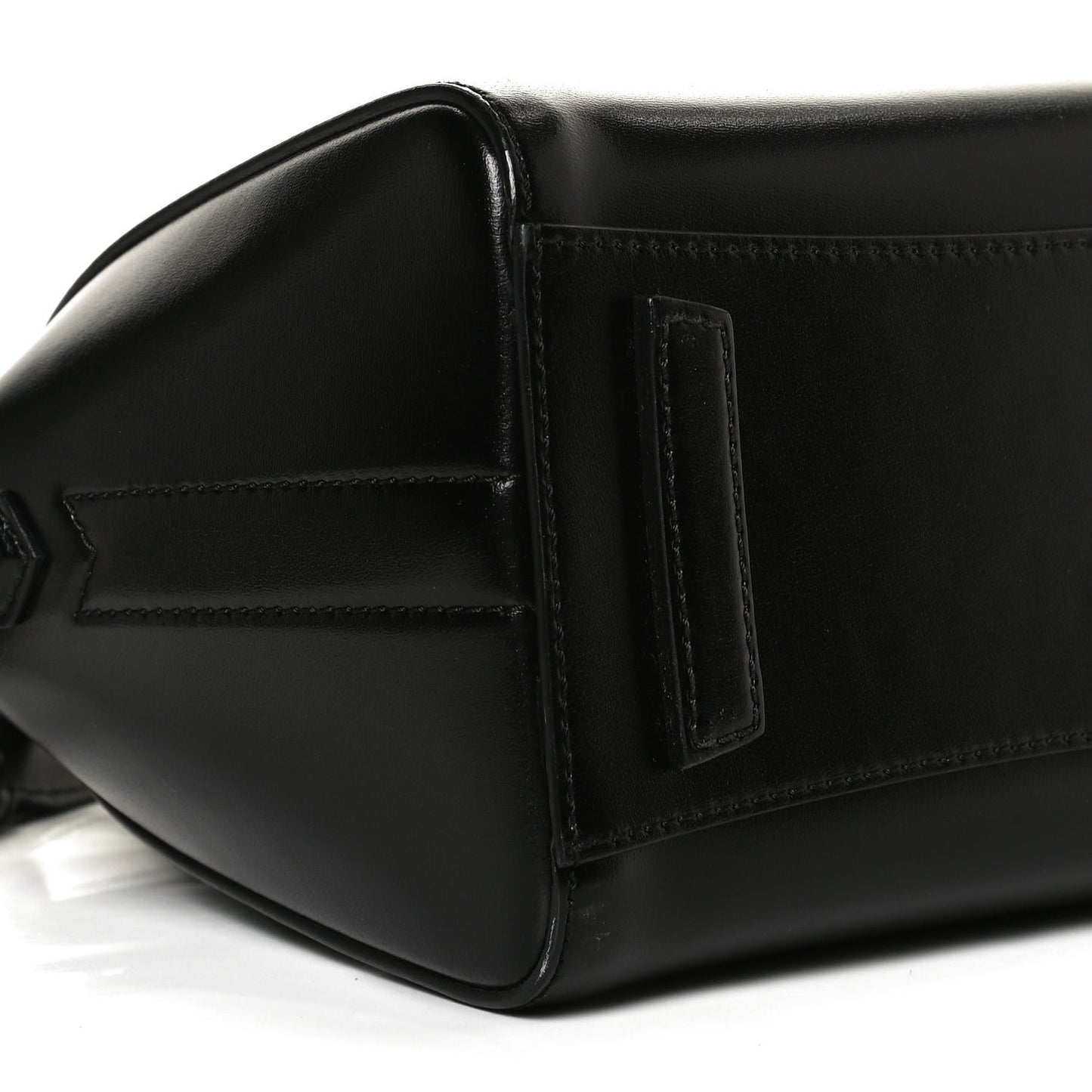 Shiny Lord Calfskin Mini Antigona Black