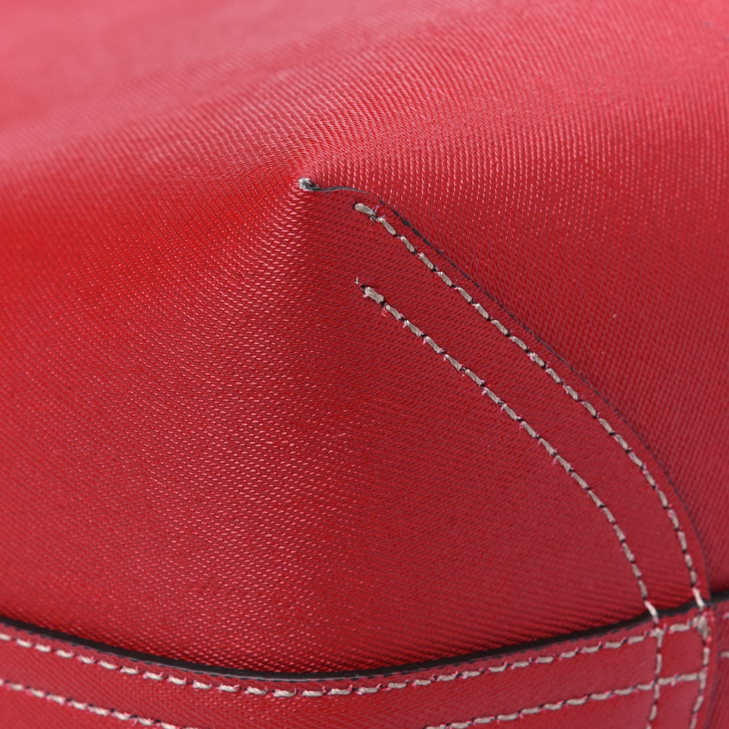 Gucci GG Supreme Medium Reversible Tote Beige Red 14 of 19