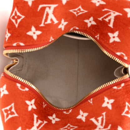 Louis Vuitton Monogram Jacquard Velvet Square Bag Terracotta Brown 5 of 9