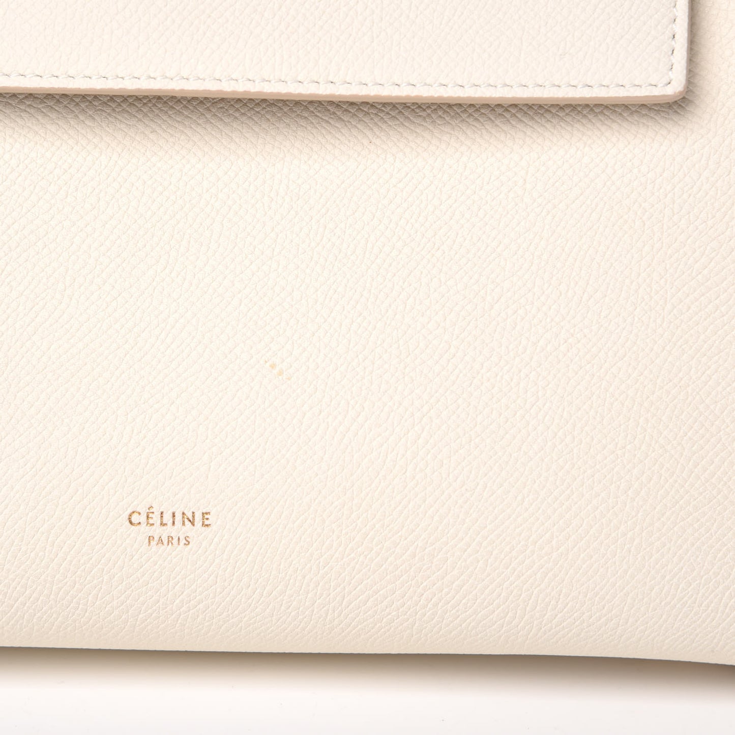Grained Calfskin Mini Belt Bag White