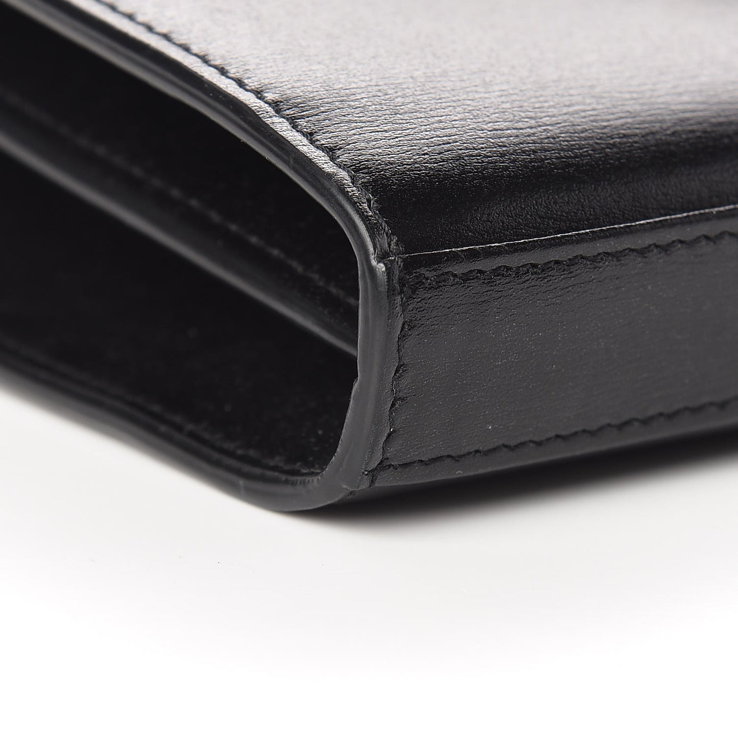 Smooth Calfskin Monogram Sulpice Chain Wallet Black