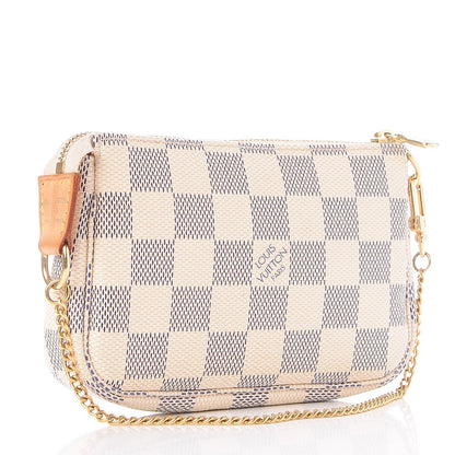 Louis Vuitton Damier Azur Mini Pochette Accessories 3 of 8