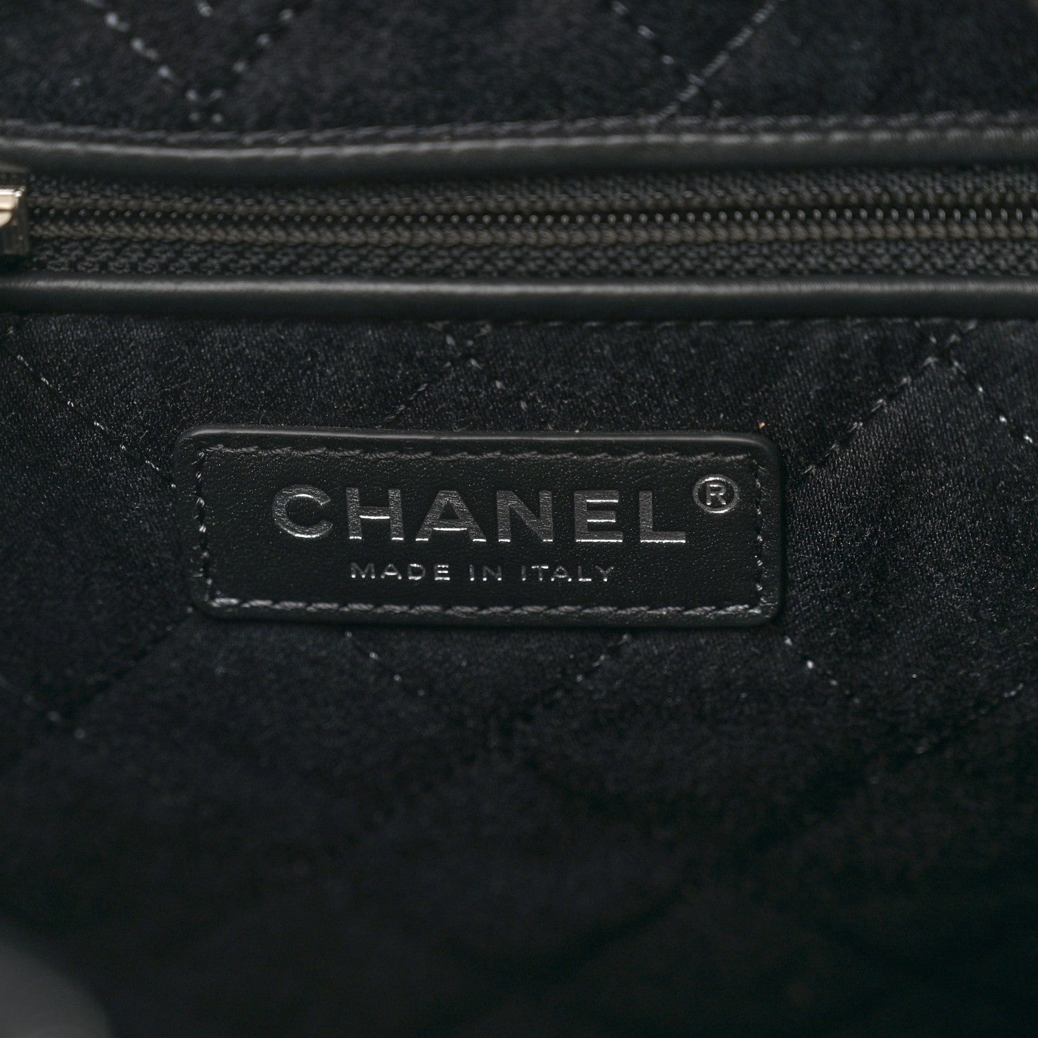 Chanel Shiny Calfskin Quilted Chanel 22 Black 7 of 11