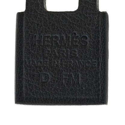 Hermes Gold Swift O'Kelly Earrings Black 5 of 5