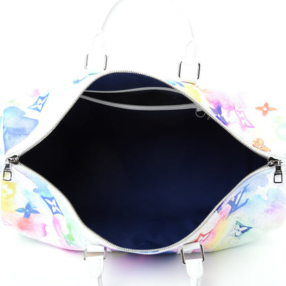 Louis Vuitton Monogram Watercolor Keepall Bandouliere 50 Multicolor 4 of 9
