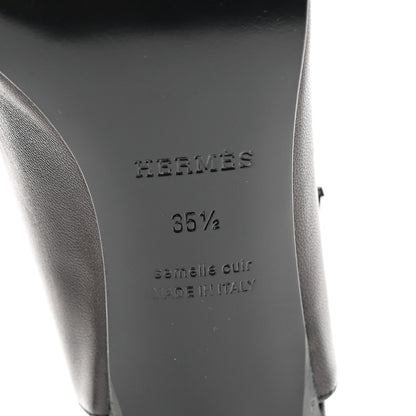 Hermes Nappa Lover 40 Pumps 35.5 Black 7 of 10