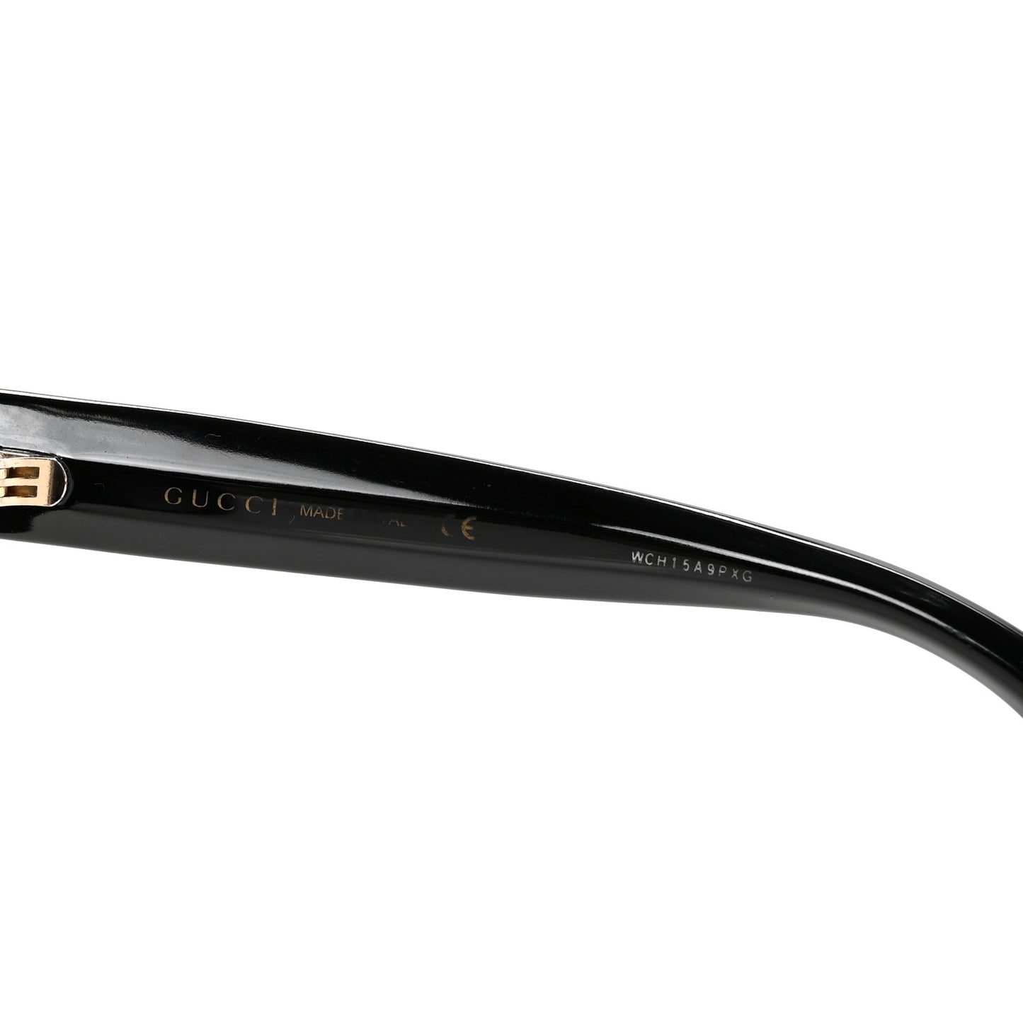 Acetate Crystal Star Round Frame Sunglasses GG0208S Black