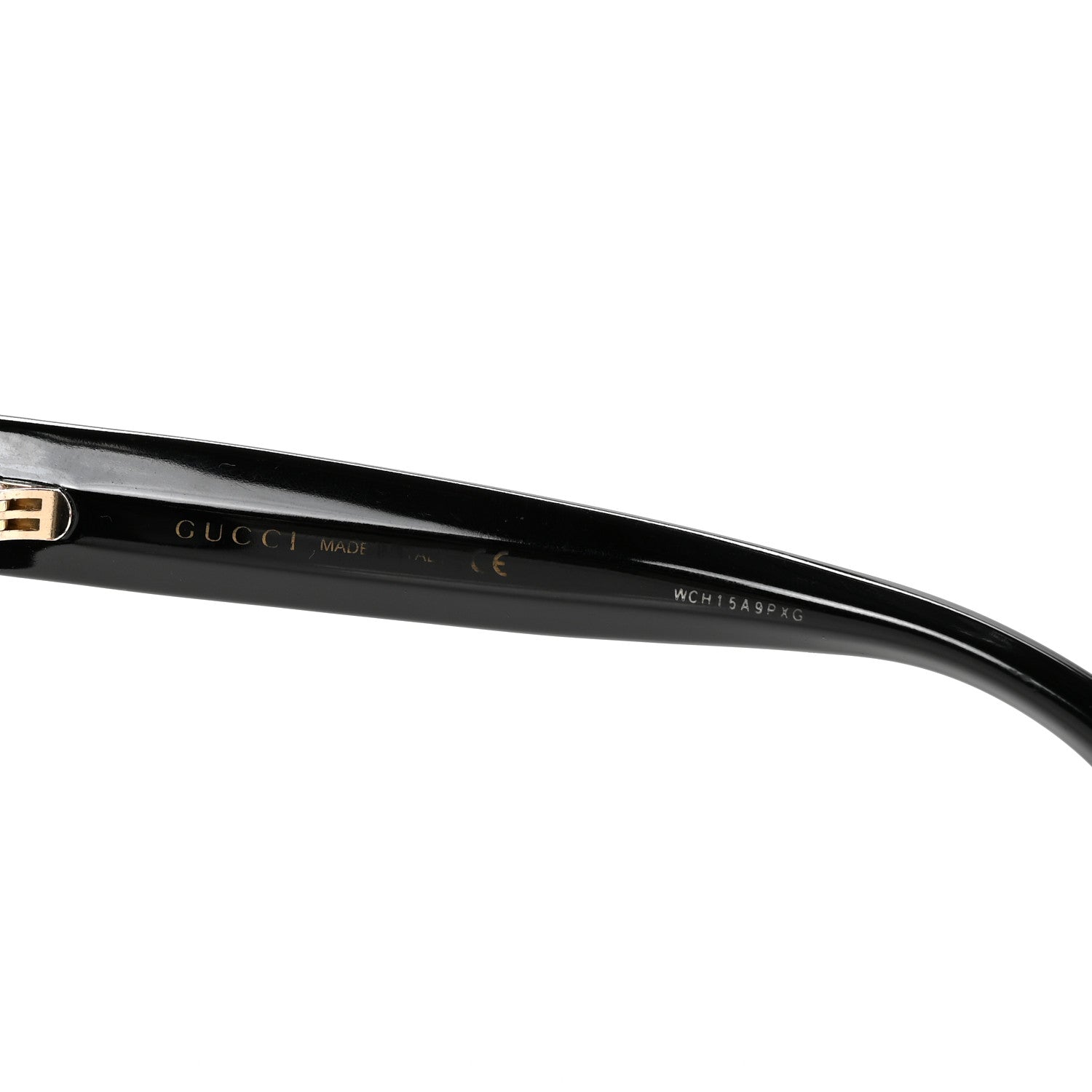 Gucci Acetate Crystal Star Round Frame Sunglasses GG0208S Black 10 of 16