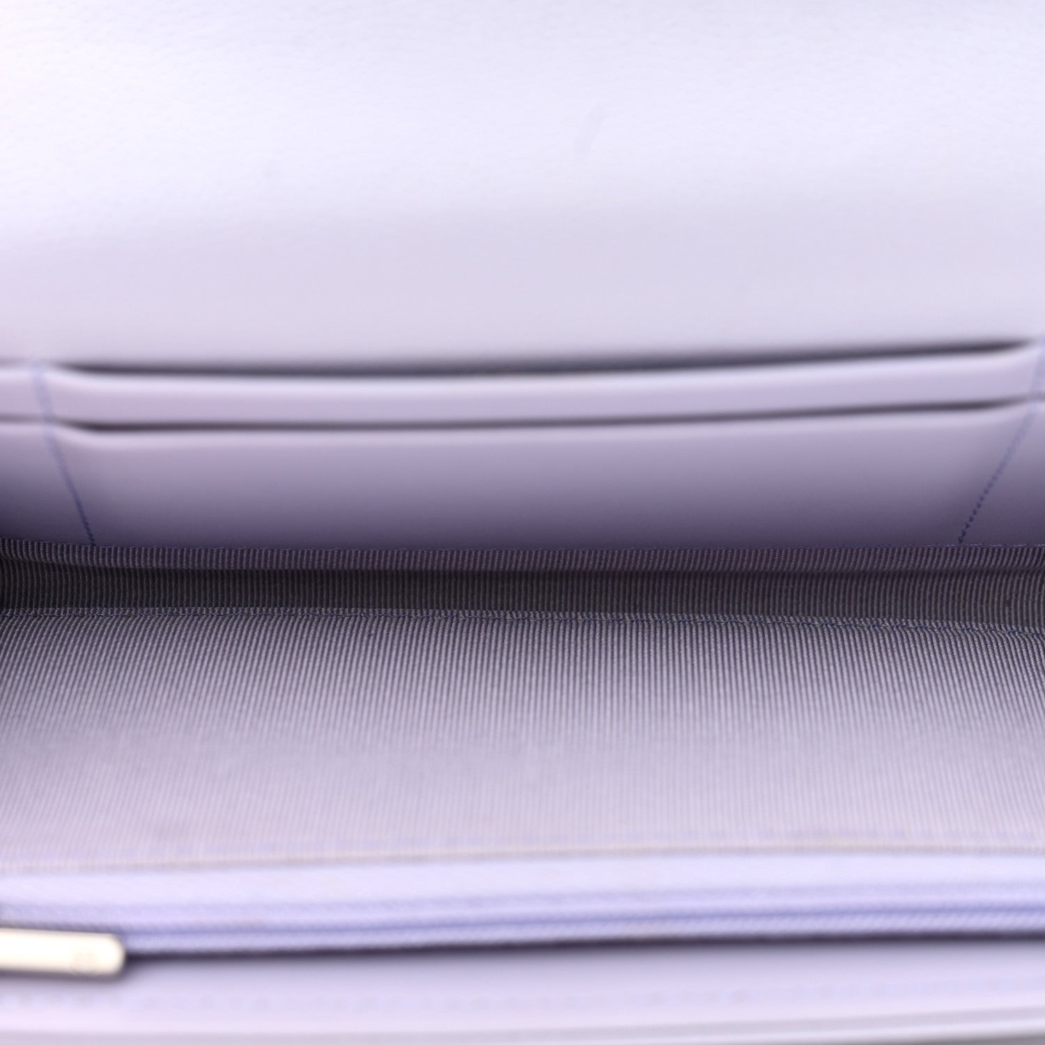 Chanel Caviar Quilted Medium Flap Wallet Light Purple 5 of 8
