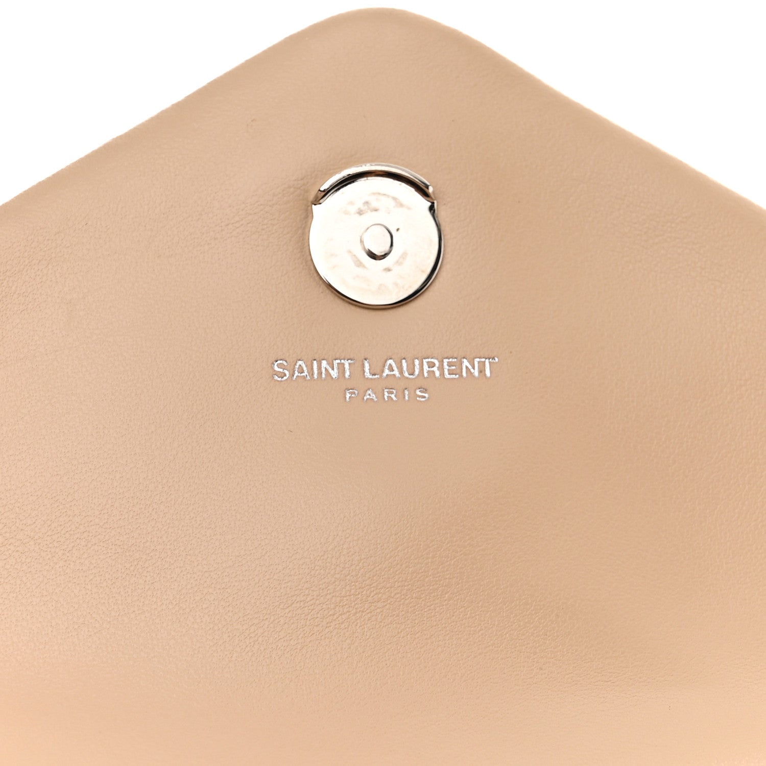 Saint Laurent Calfskin Y Quilted Monogram Toy Loulou Crossbody Bag Nude Powder 7 of 15