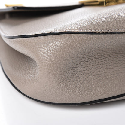 Chloe Grained Lambskin Drew Shoulder Bag Motty Grey 5 of 10