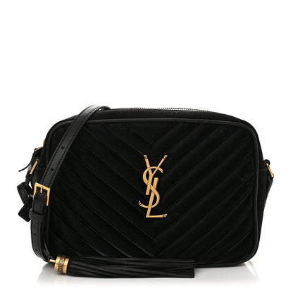 Saint Laurent Nylon Matelasse Monogram Lou Camera Bag Black 1 of 14