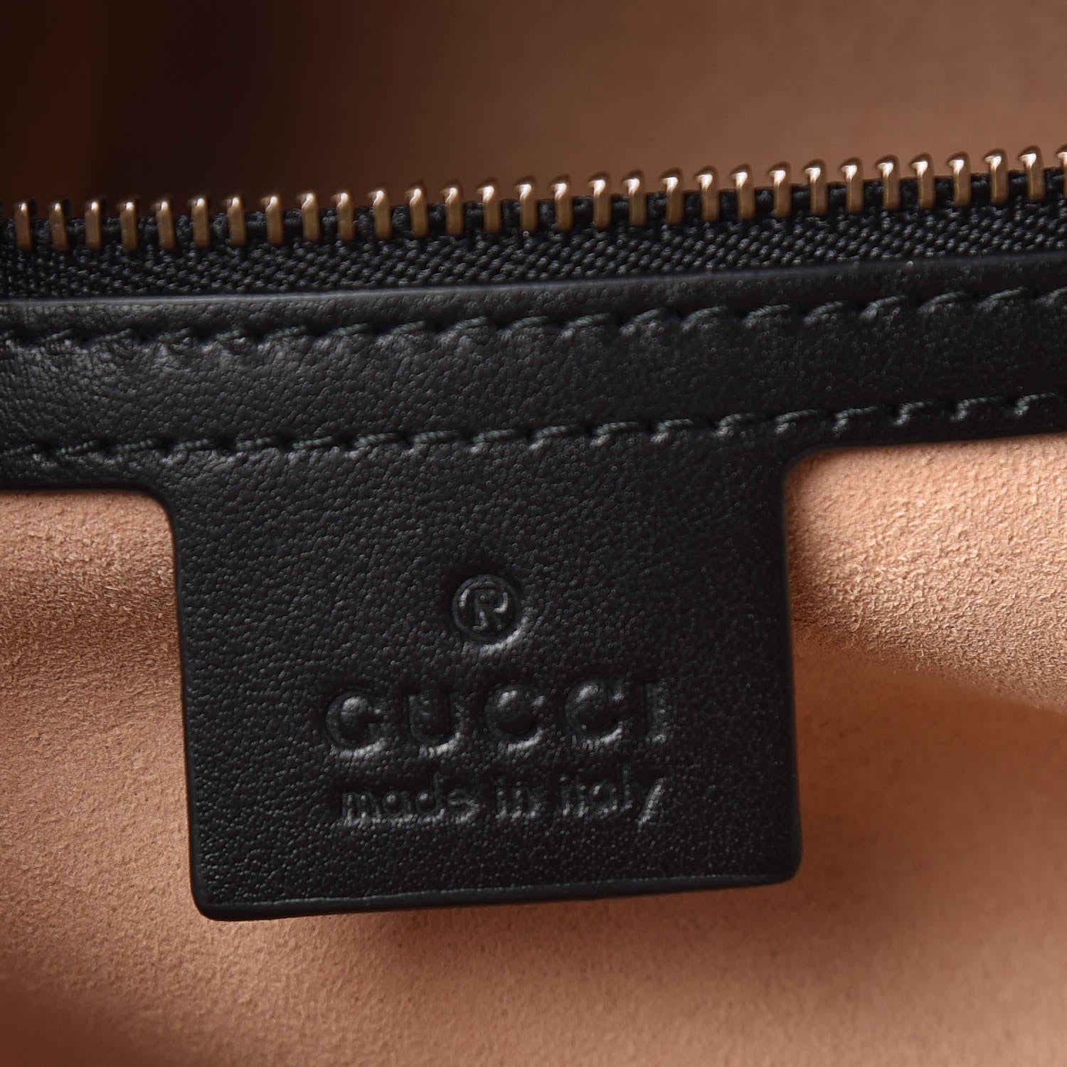 Gucci Calfskin Matelasse Sylvie Web Small GG Marmont Top Handle Shoulder Bag Black 7 of 11