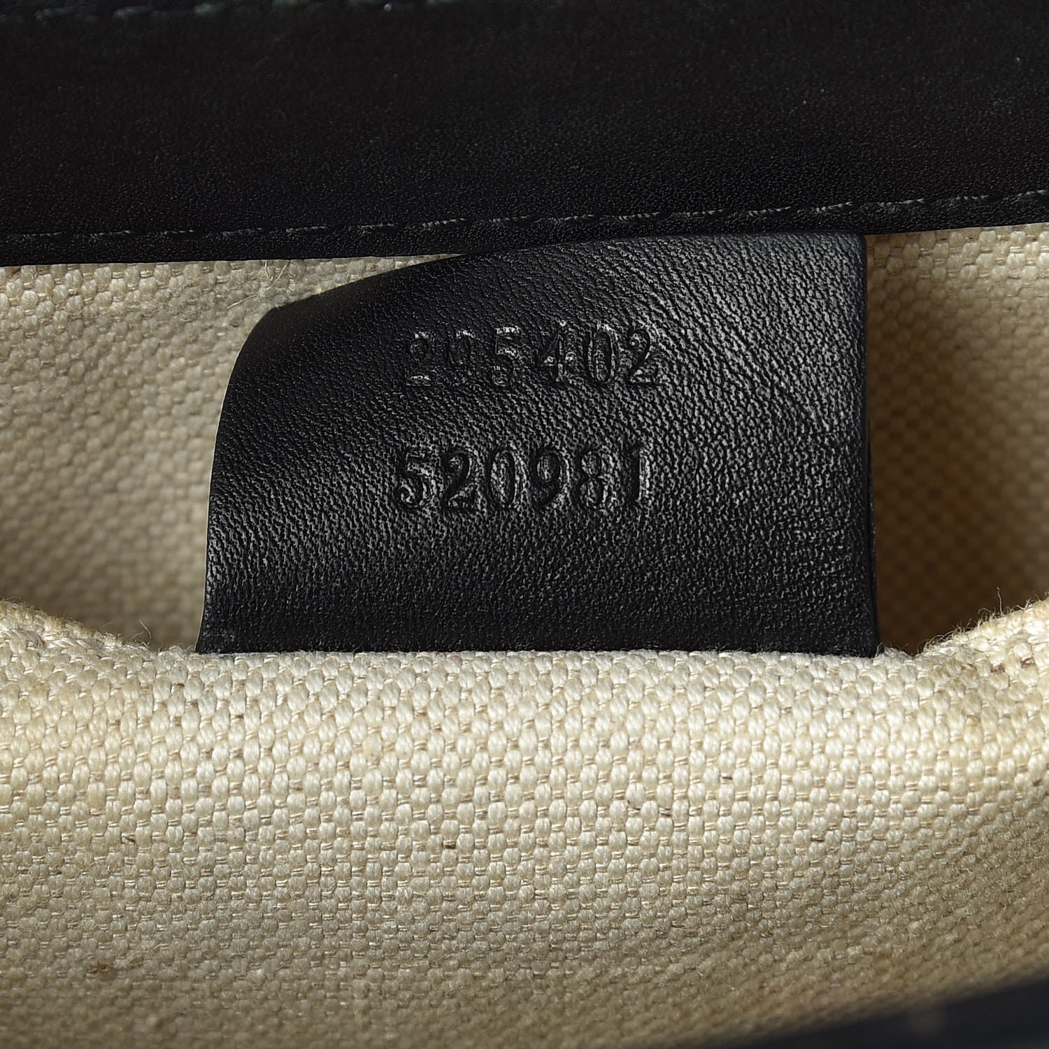 Gucci Guccissima Medium Emily Chain Shoulder Bag Black 9 of 10