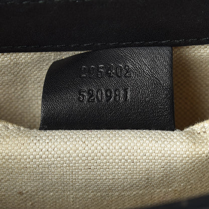 Gucci Guccissima Medium Emily Chain Shoulder Bag Black 9 of 10