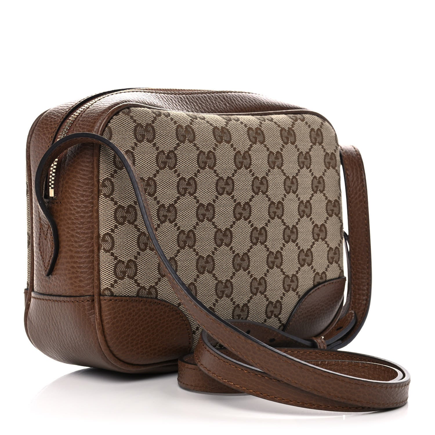 Gucci Monogram Mini Bree Messenger Bag Beige Tabacco 3 of 11
