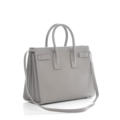 Saint Laurent Calfskin Small Sac De Jour Earth 3 of 7