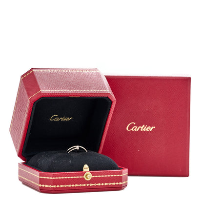 Cartier 18K White Gold Small Juste Un Clou Ring 48 4.5 5 of 5