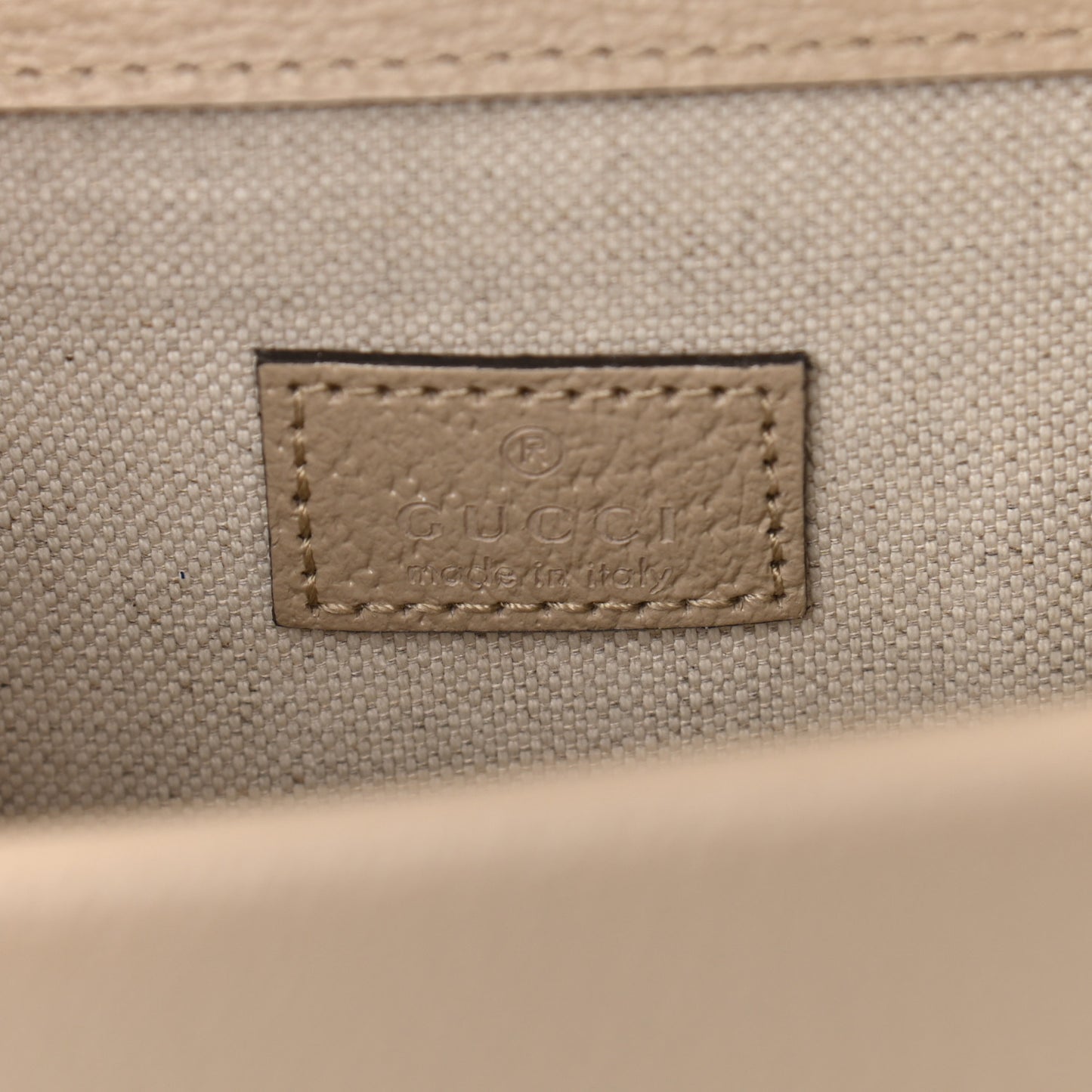 GG Supreme Monogram Textured Dollar Calfskin Mini Dionysus Shoulder Bag Beige Mystic White Oatmeal